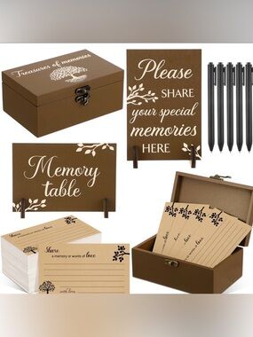 Gilprop 112 Pcs Celebration Of Life Memory Cards Set